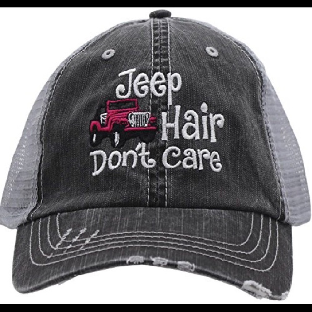 Jeep hair don’t care hat 🤷‍♀️